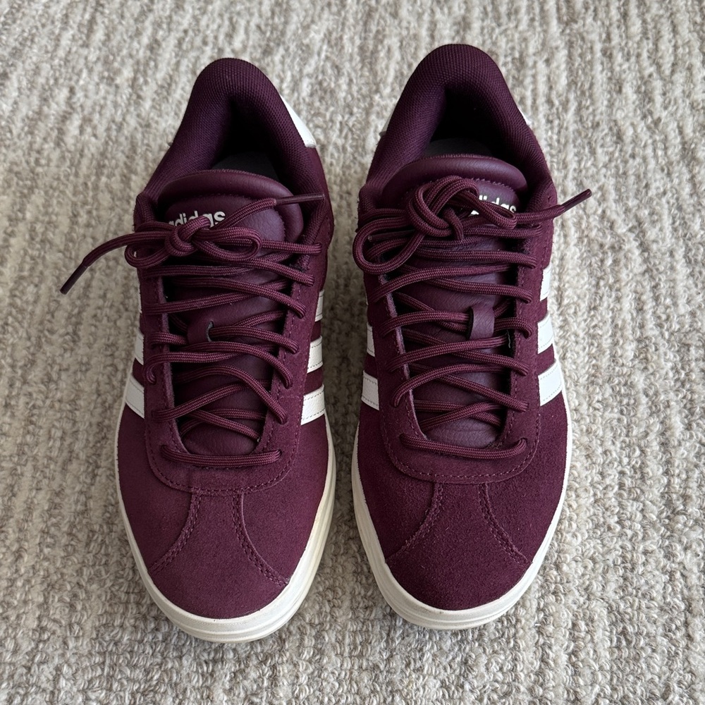 Adidas Burgundy Sneakers - Picture 2 of 8